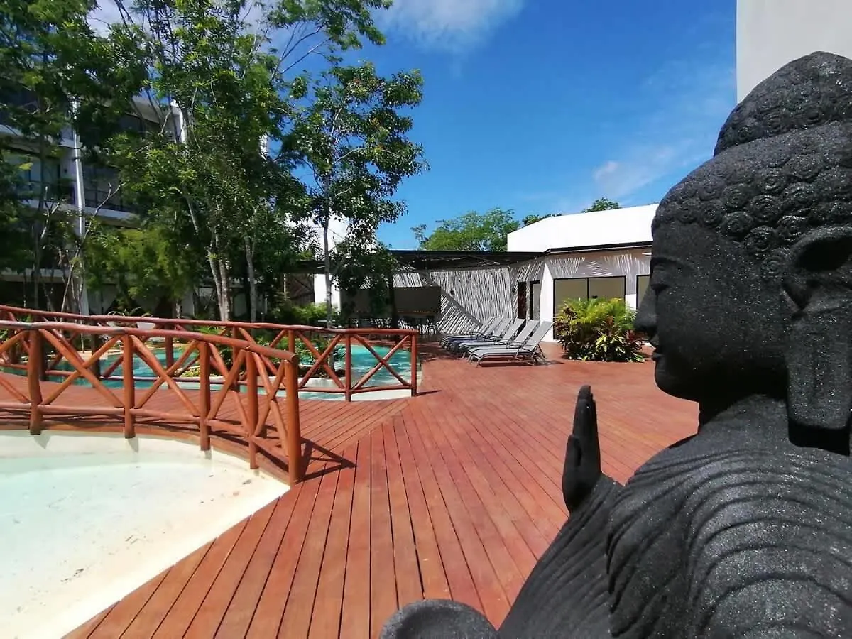 Tulum Home Office Studio King Bed With Fast Wifi Gym Yoga Laundry Pools And Lift Holiday home
