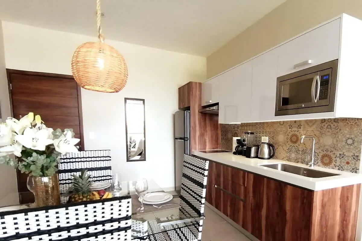 Tulum Home Office Studio King Bed With Fast Wifi Gym Yoga Laundry Pools And Lift Semesterbostad